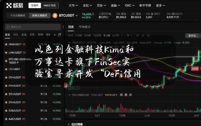 以色列金融科技Kima和万事达卡旗下FinSec实验室寻求开发“DeFi信用卡”