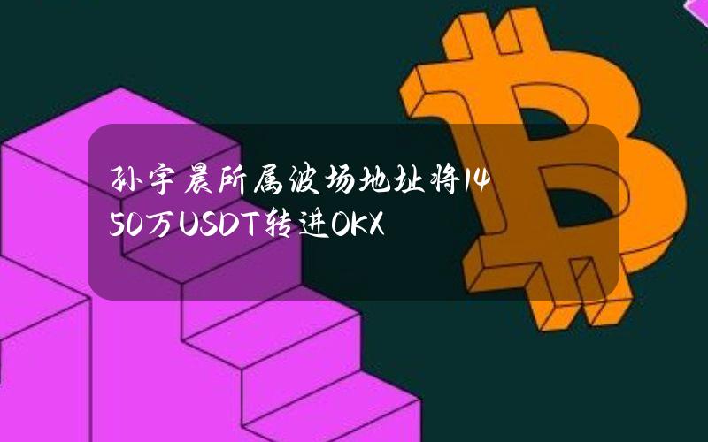 孙宇晨所属波场地址将1450万USDT转进OKX