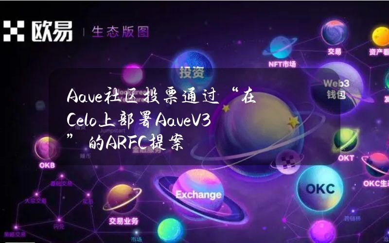 Aave社区投票通过“在Celo上部署AaveV3”的ARFC提案