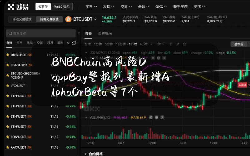 BNBChain高风险DappBay警报列表新增AlphaOrBeta等7个项目