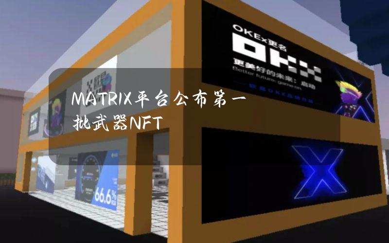 MATR1X平台公布第一批武器NFT